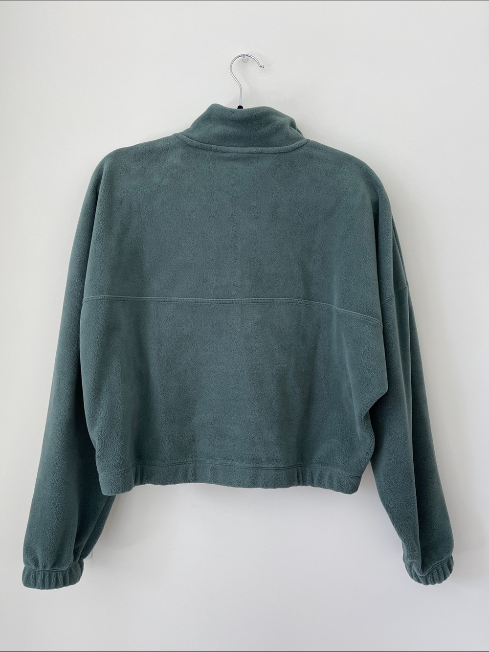 Nike Therma-Fit Oversized 1/2-Zip Fleece Top Vintage Green - Picture 3 of 4